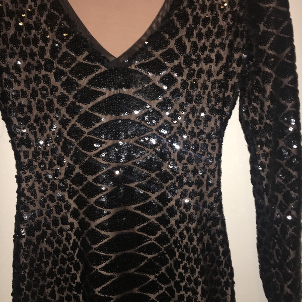 BCBG Python sequins dress - Picture 3 of 6